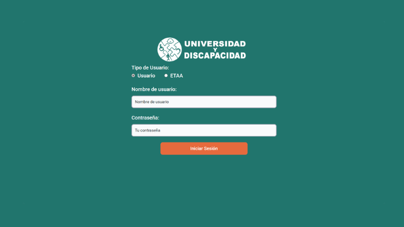 Sistema ETAA - Universidad y Discapacidad